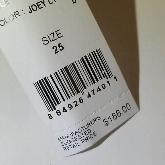 Current Elliot The Cut Bermuda Long Denim Blue Jean Shorts NWT Size 25 - Picture 6 of 7